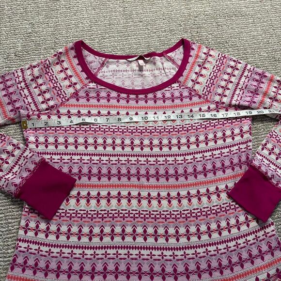 Y2k Victoria’s Secret Nordic Knit LONG SLEEVE Après-Ski Vintage Cozy Scandi - Picture 4 of 8